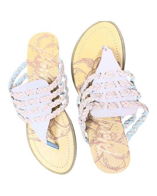 Sandals Flats By Blowfish In Rose Gold, Size:9.5