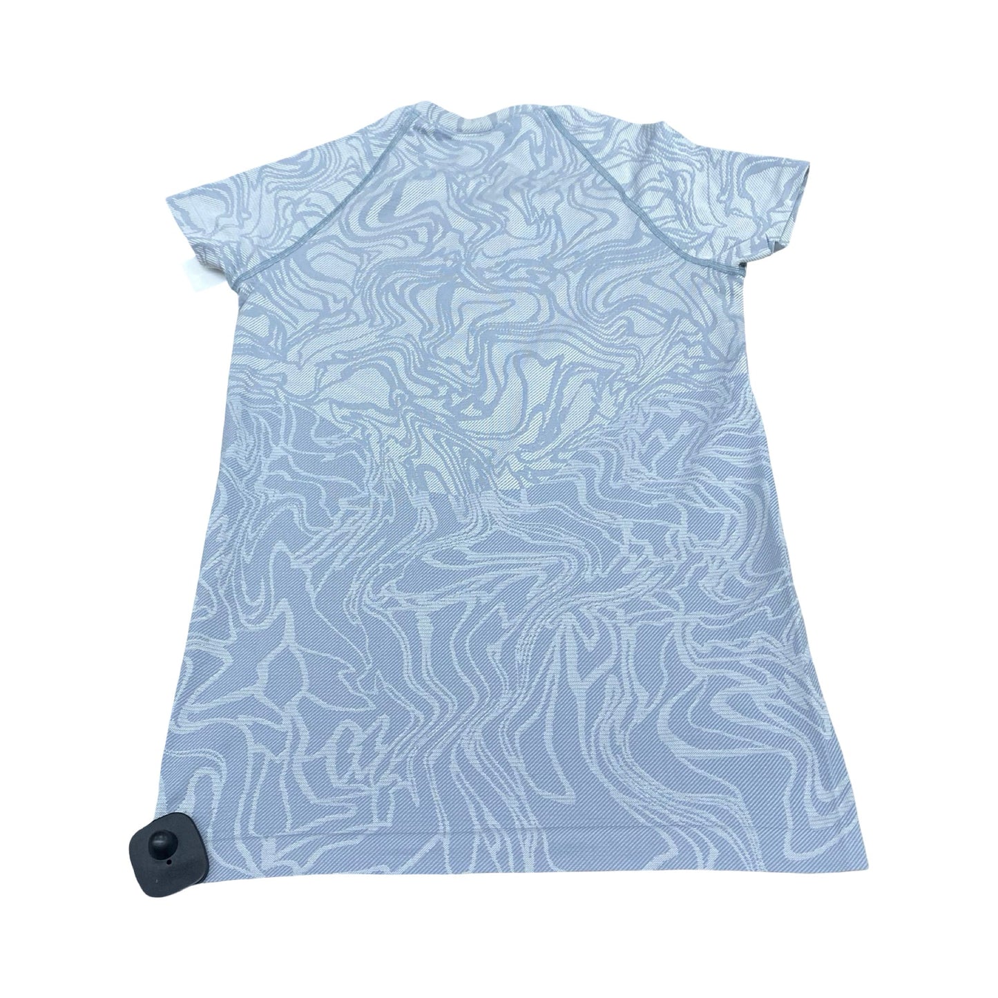 Athletic Top Ss By Lululemon In Grey, Size:6