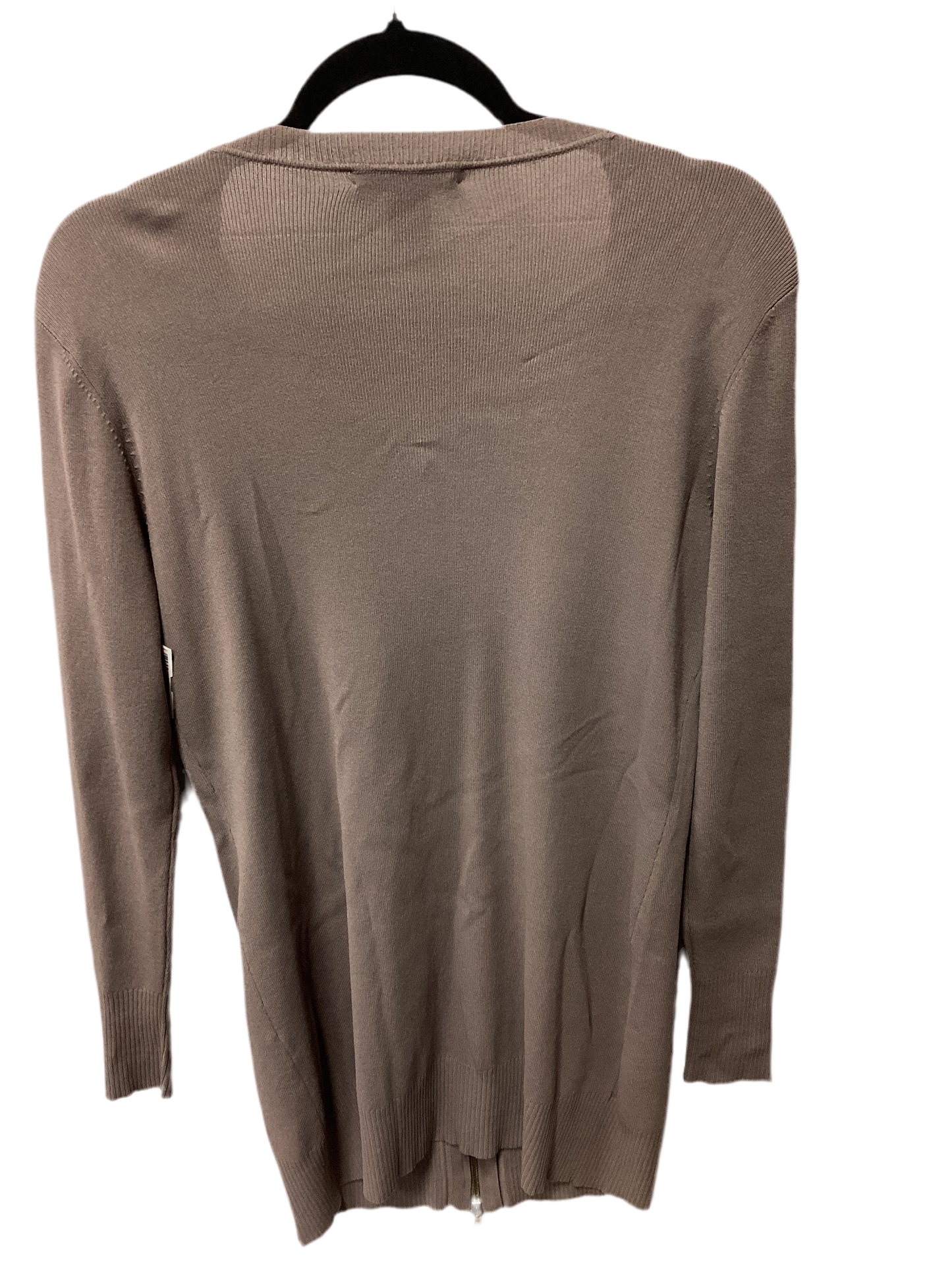 Sweater Cardigan By Boston Proper In Taupe, Size:S