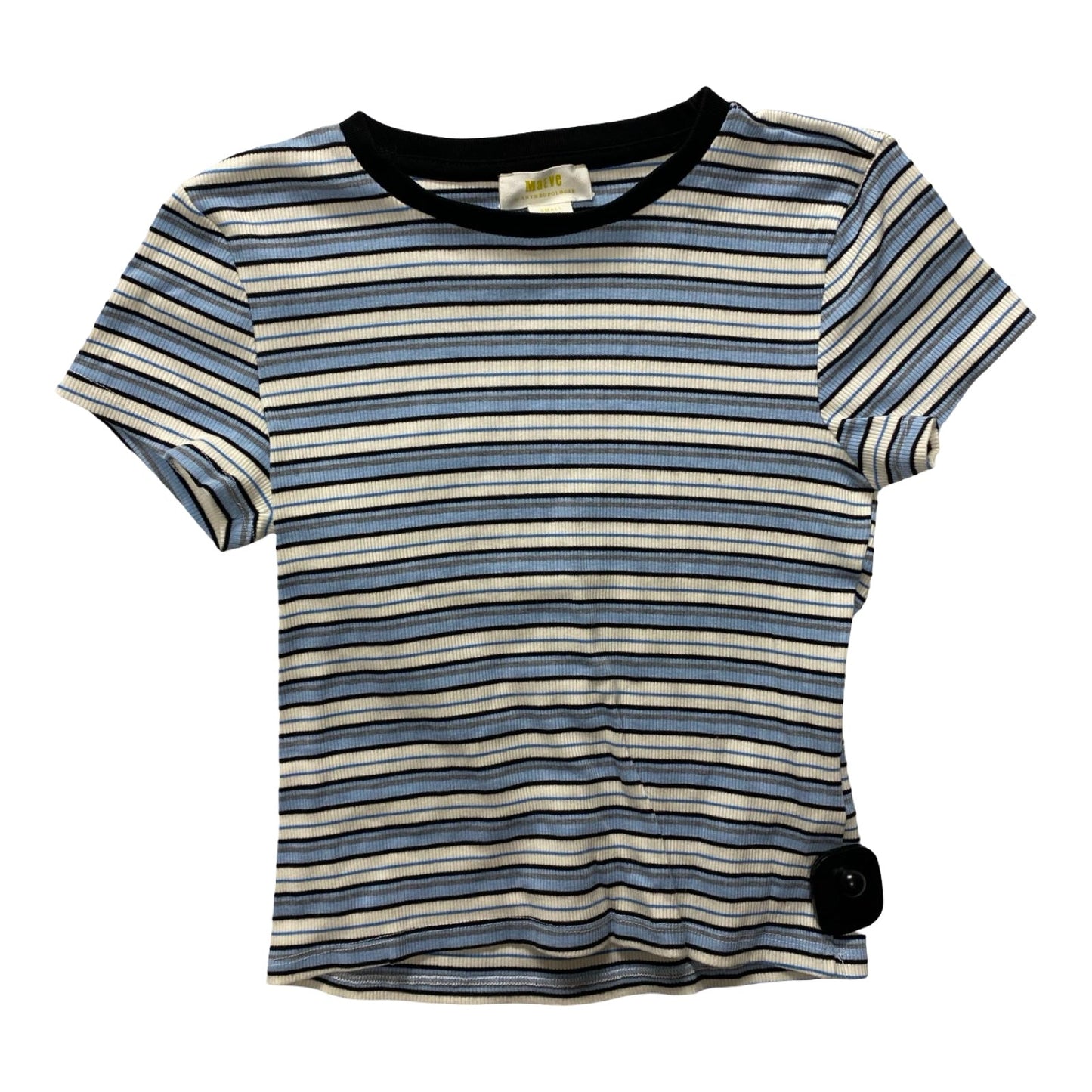 Top Ss Basic By Maeve In Striped Pattern, Size:S
