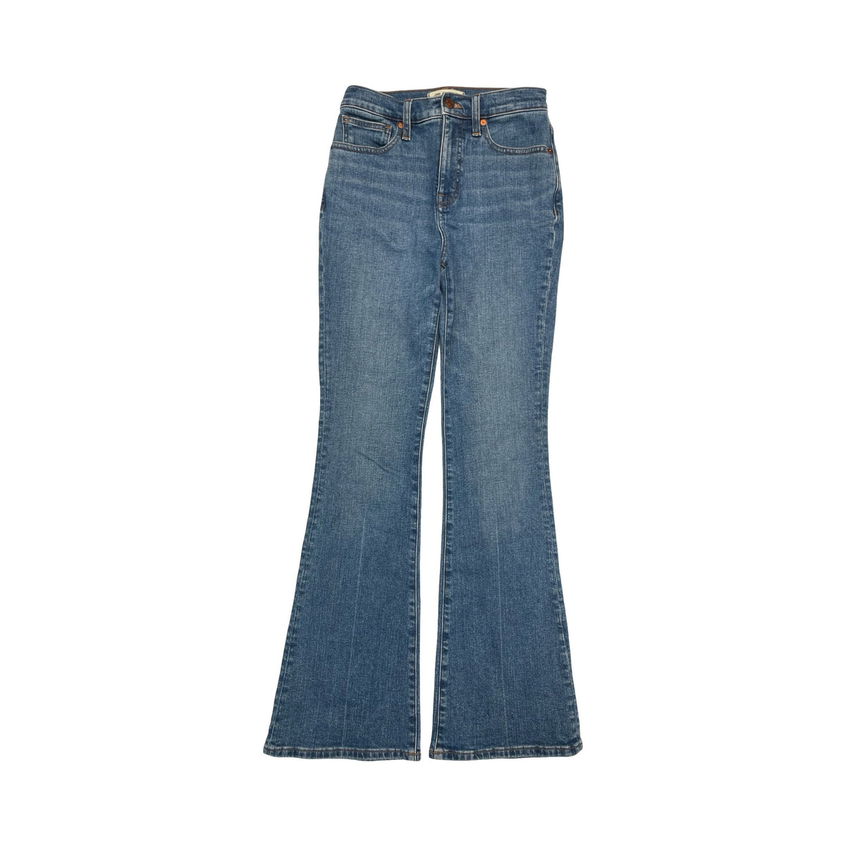 Jeans Flared By Madewell In Blue Denim, Size:0