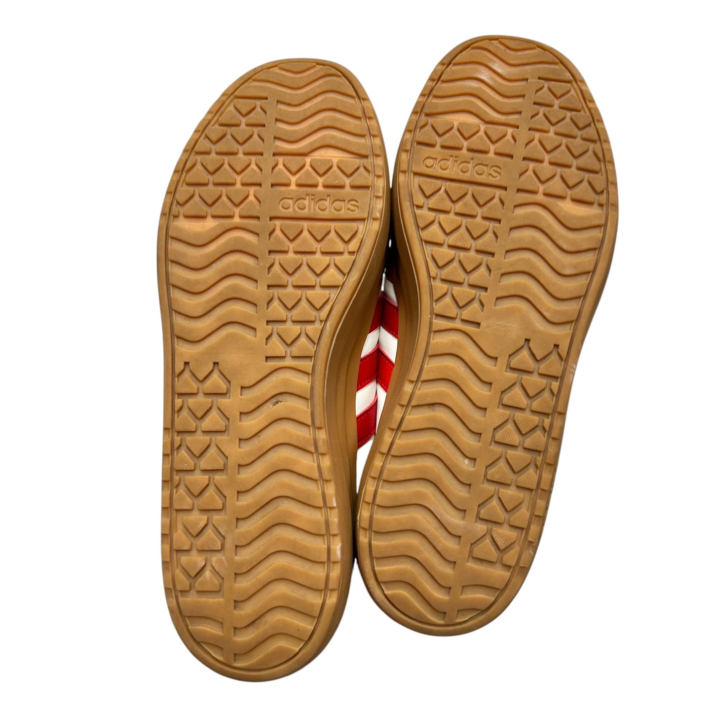 Shoes Sneakers Platform By Adidas In Red & White, Size: 10