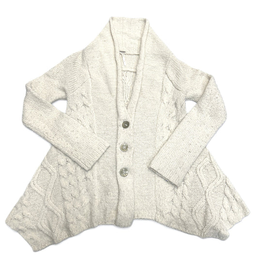 Sweater Cardigan By Free People In Beige, Size: M