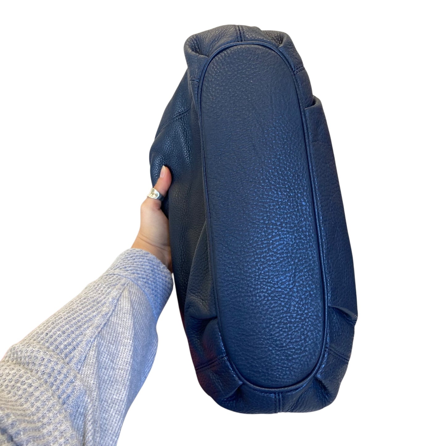 Handbag Designer By Michael Kors In Blue, Size:Medium