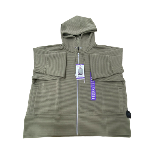 Sweatshirt Hoodie By Dkny In Green, Size:Xxl