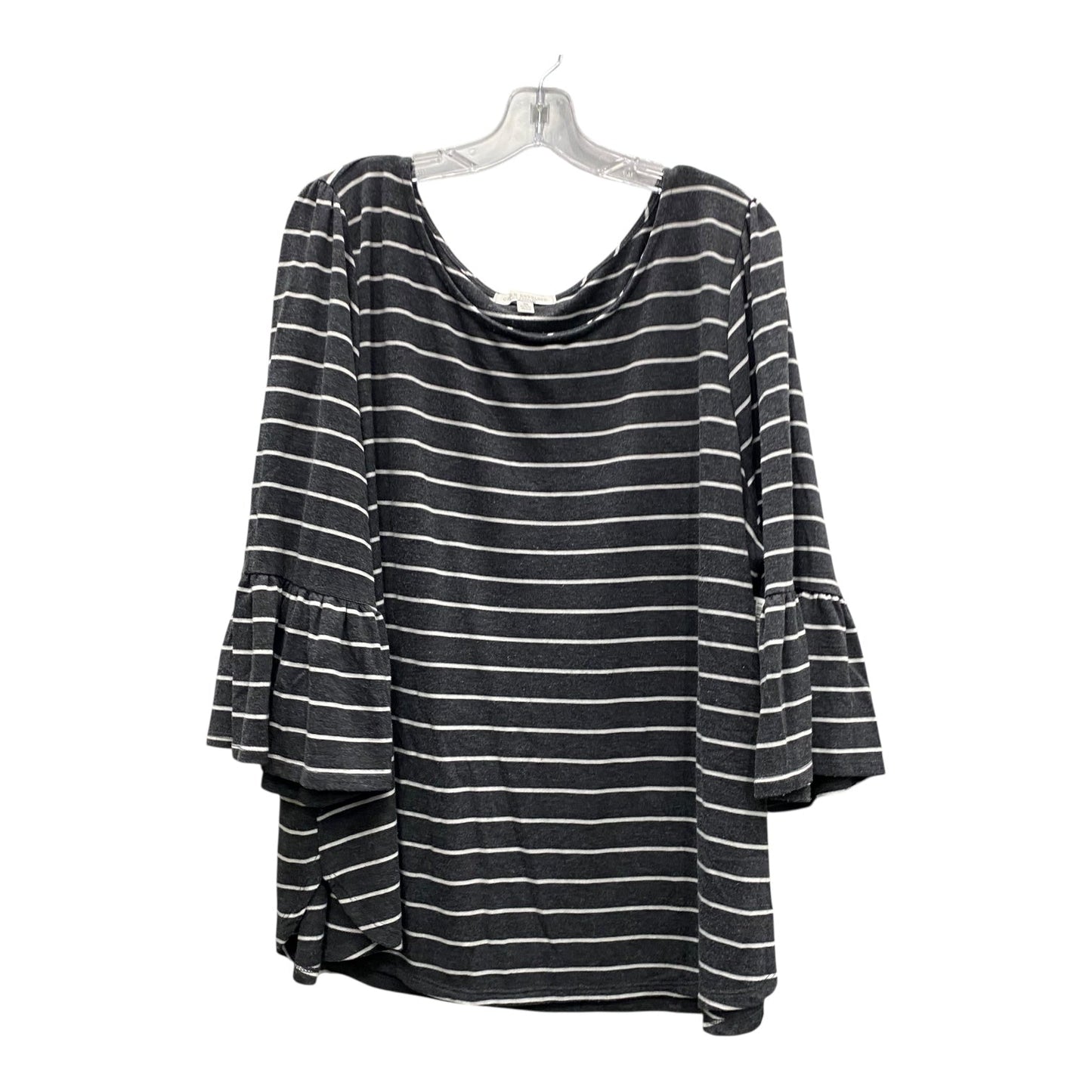 Top Ls By Green Envelope In Grey, Size:3X