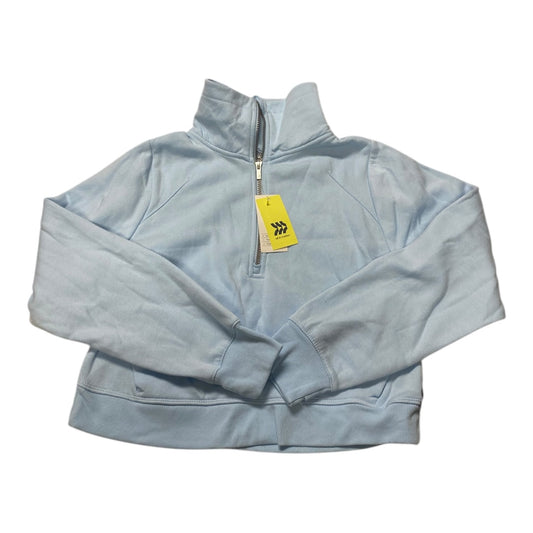 Athletic Sweatshirt Collar By All In Motion In Blue, Size:S
