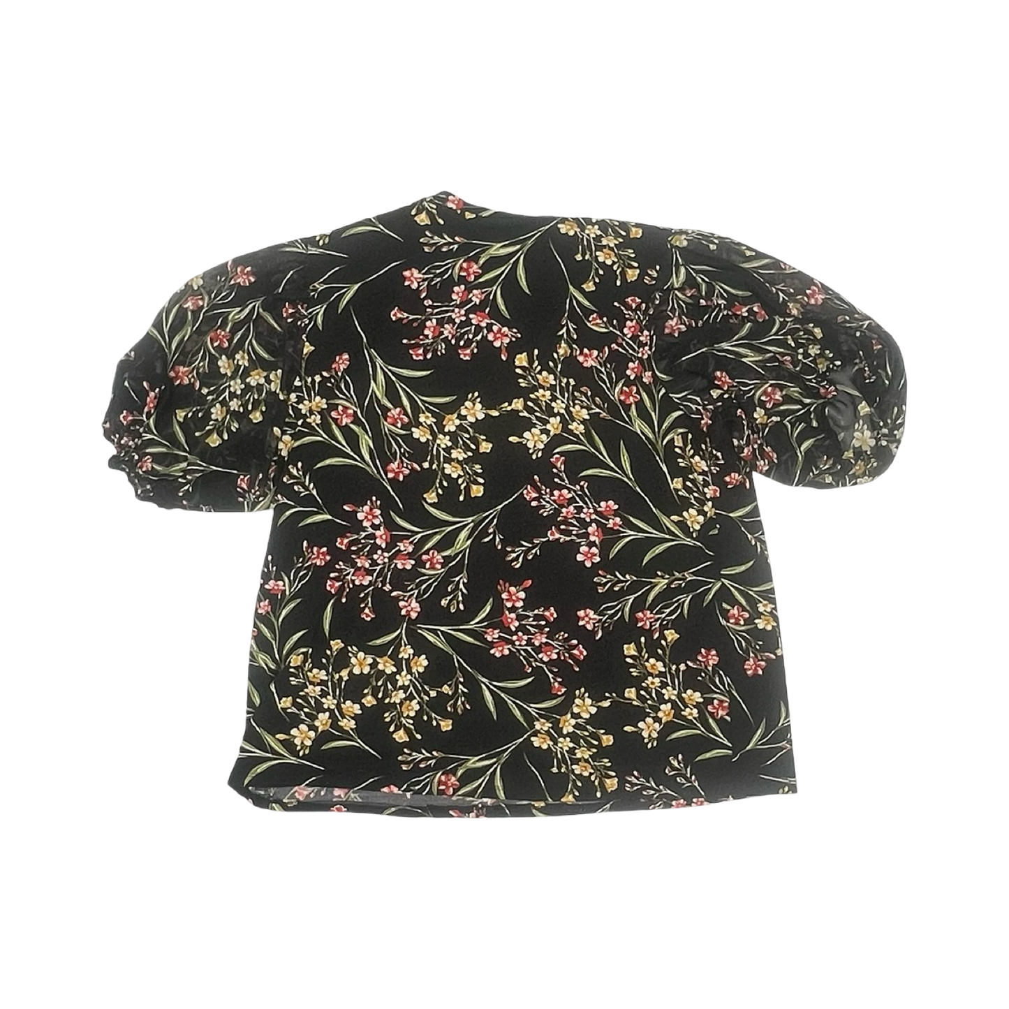 Blouse Ss By Cmf In Floral Print, Size:1X