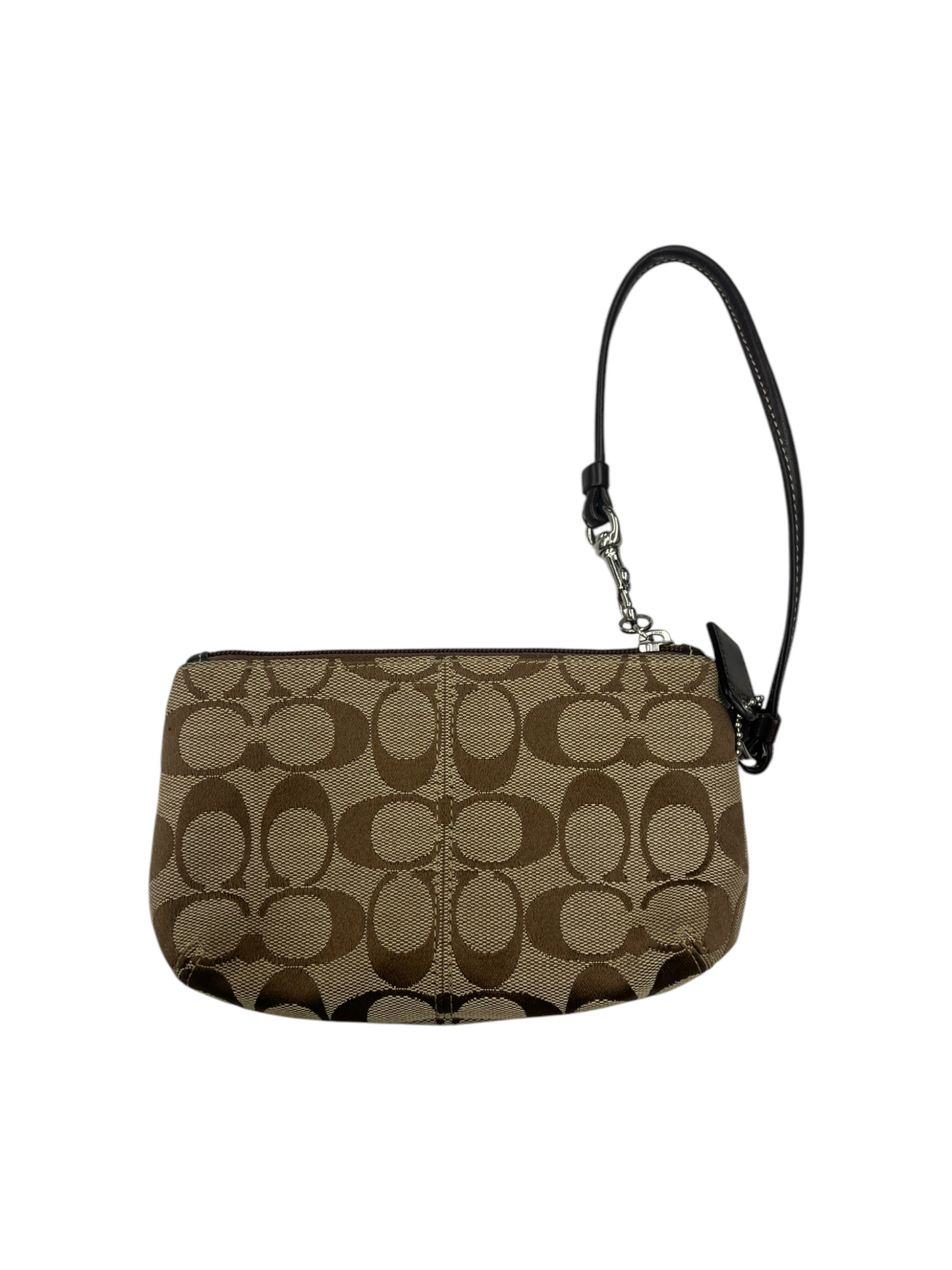 Wristlet Designer By Coach In Brown, Size:Medium