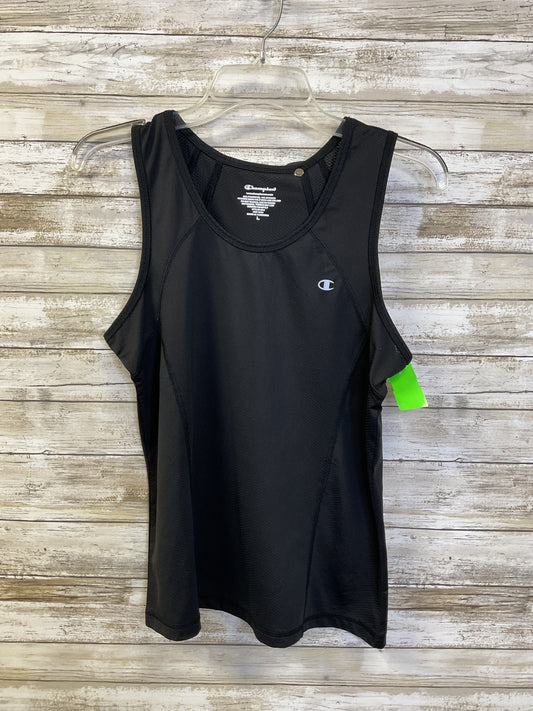 Athletic Tank Top By Champion In Black, Size:L