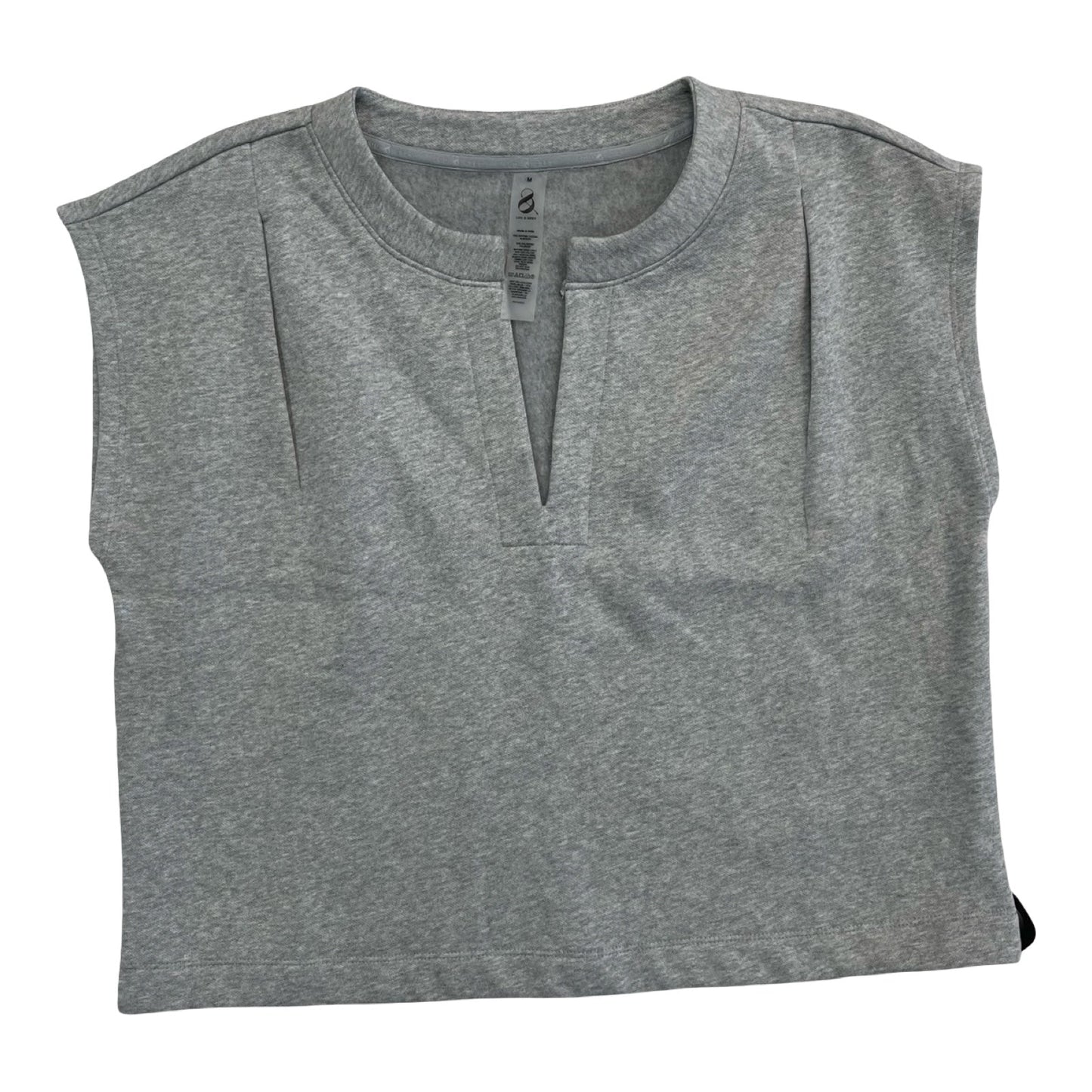 Top Sleeveless By Lou And Grey In Grey, Size:M