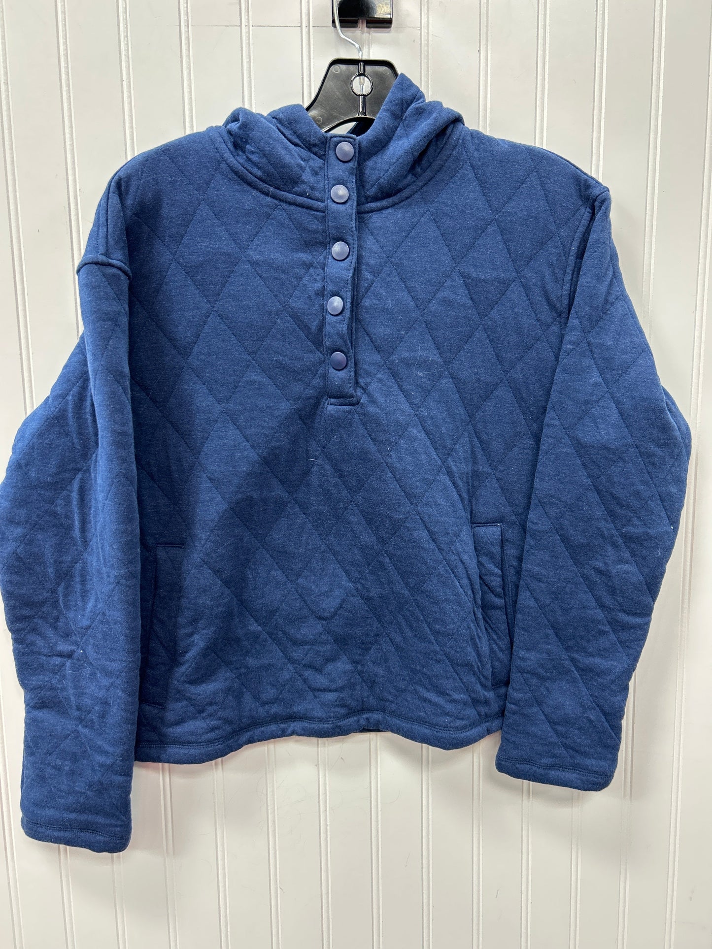 Sweatshirt Hoodie By Lands End In Navy, Size:S