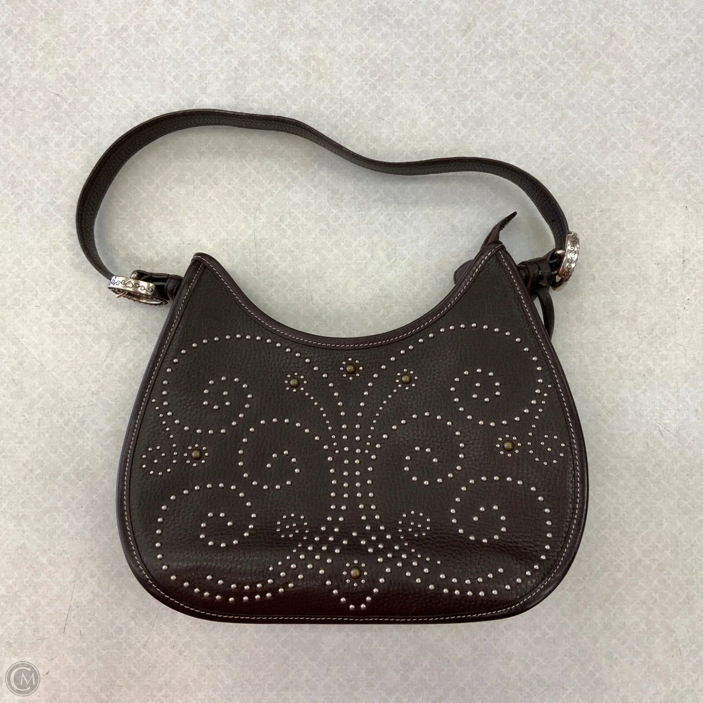 Handbag Leather By Brighton, Size: Medium