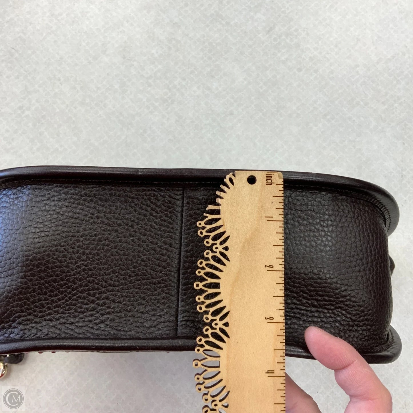 Handbag Leather By Brighton, Size: Medium