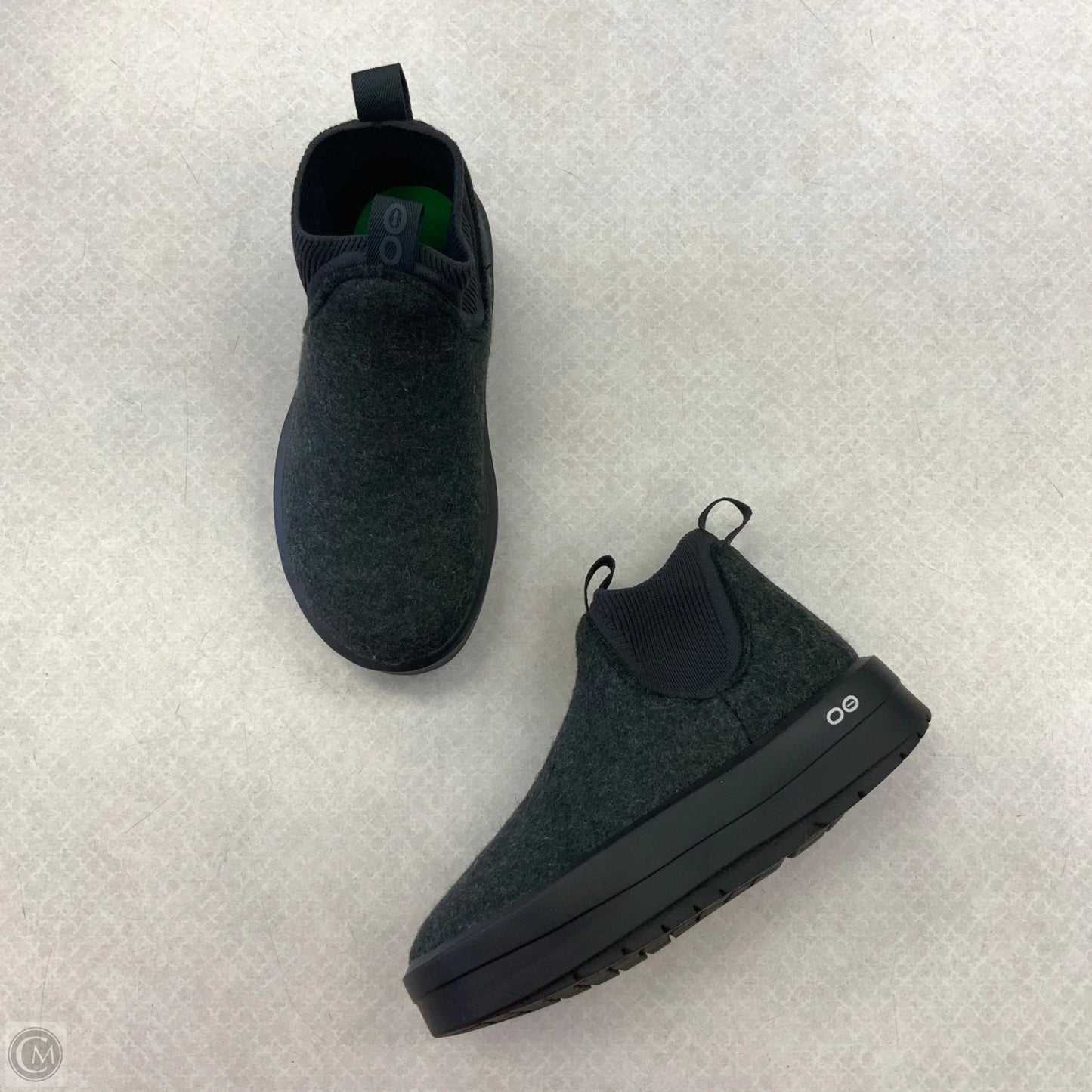 Boots Ankle Flats By Oofos In Grey, Size: 7