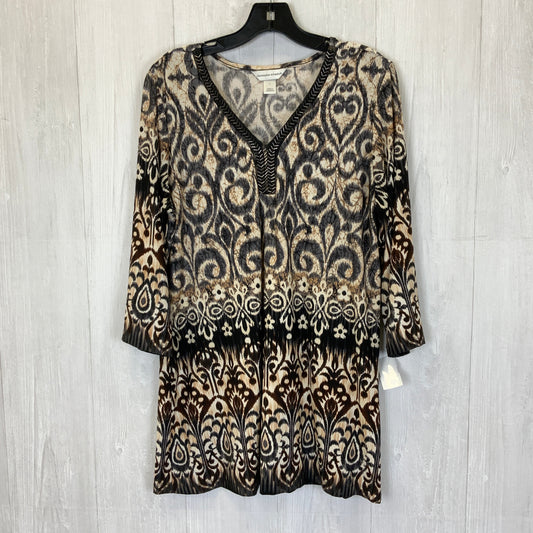 Tunic 3/4 Sleeve By Christopher And Banks  Size: L