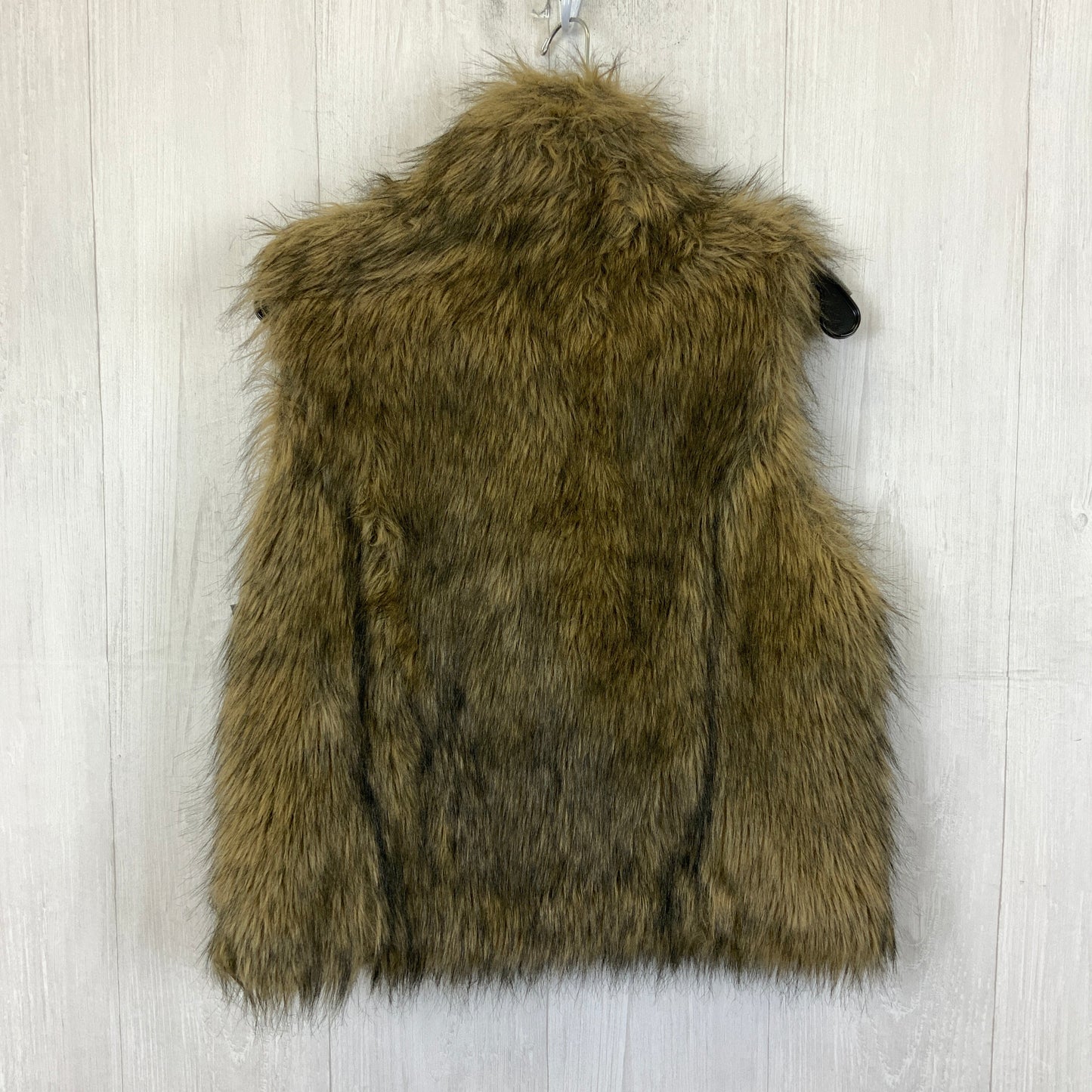 Vest Faux Fur & Sherpa By Dollhouse In Tan, Size: M