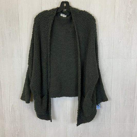 Sweater Cardigan By Umgee In Charcoal, Size: S