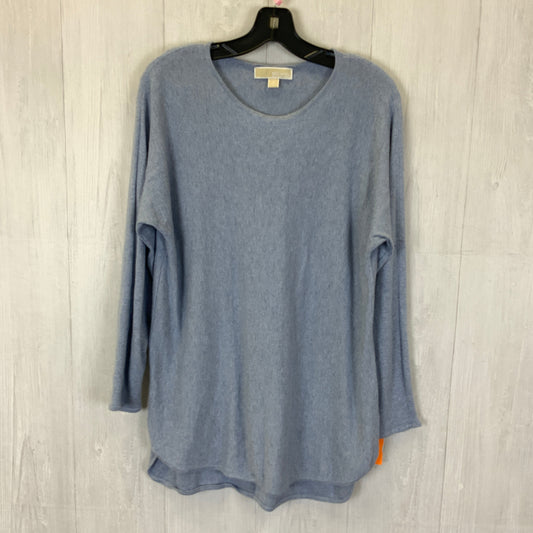 Top Long Sleeve By Michael By Michael Kors In Light Blue, Size: M