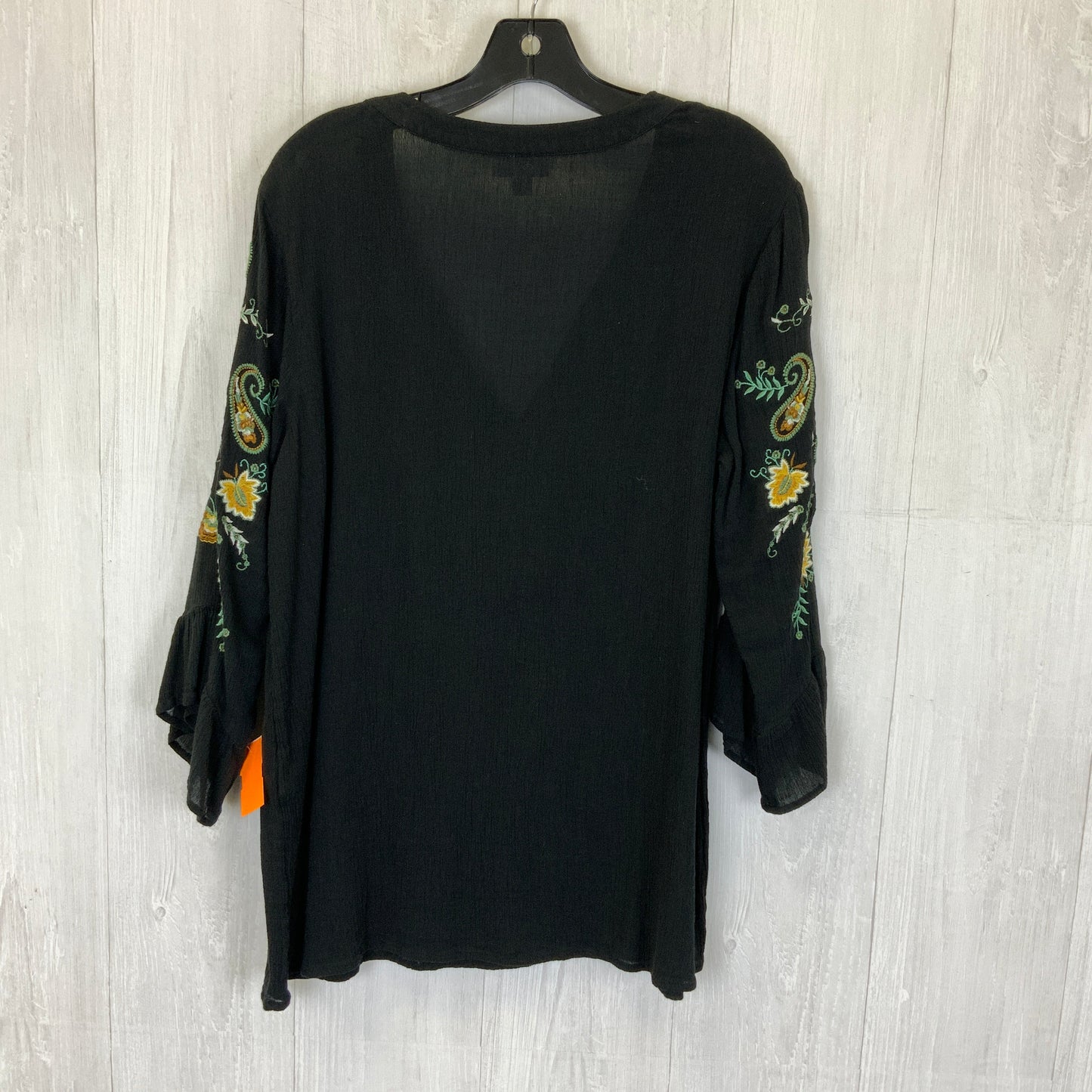 Top Long Sleeve By J Jill In Black, Size: M