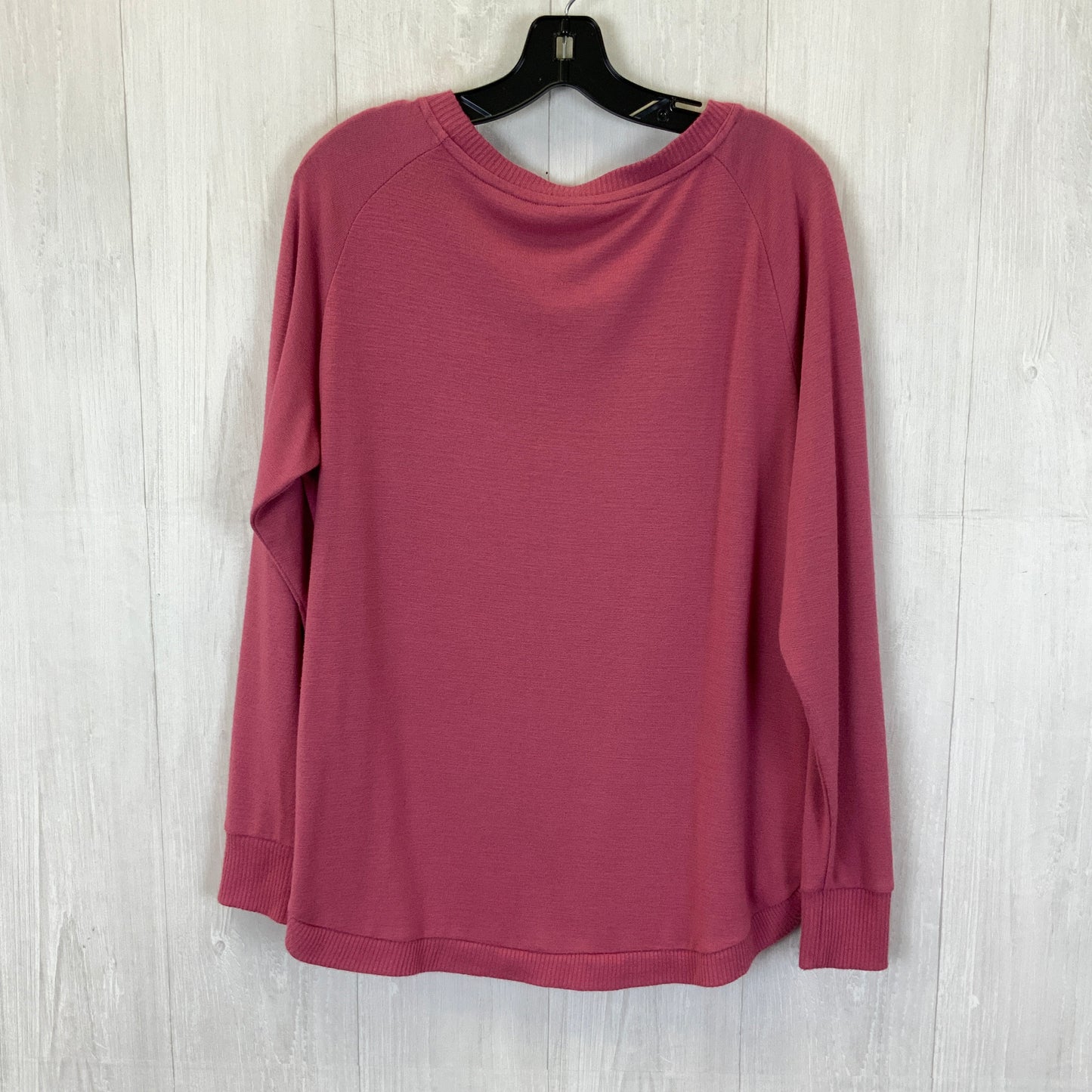 Top Long Sleeve Basic By Gap O In Mauve, Size: M