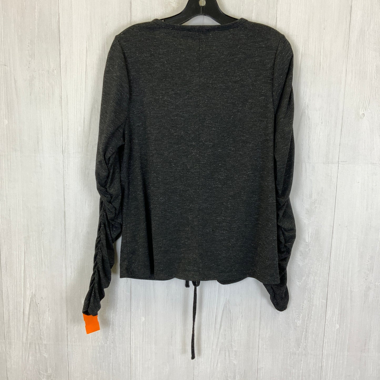 Charcoal Top Long Sleeve Basic Lane Bryant, Size: 1X