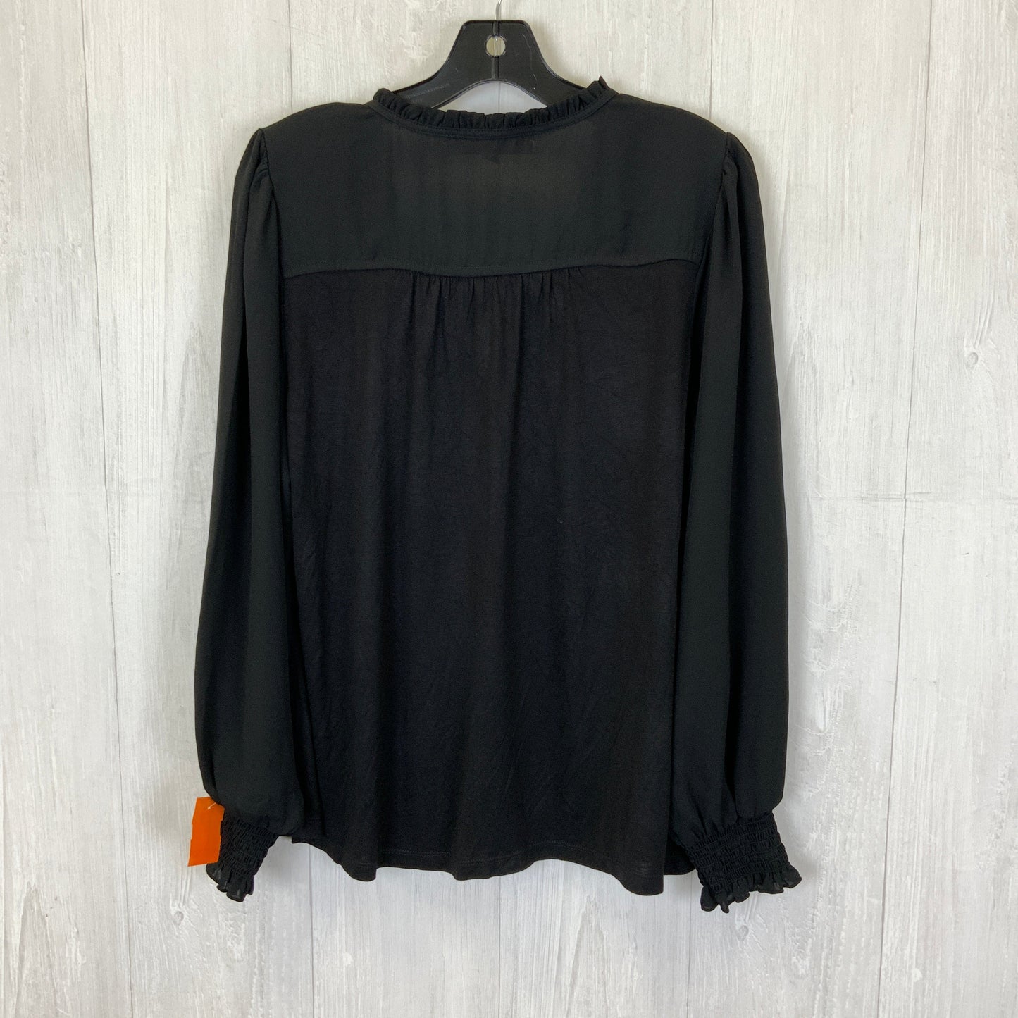 Blouse Long Sleeve By Loft In Black, Size: M