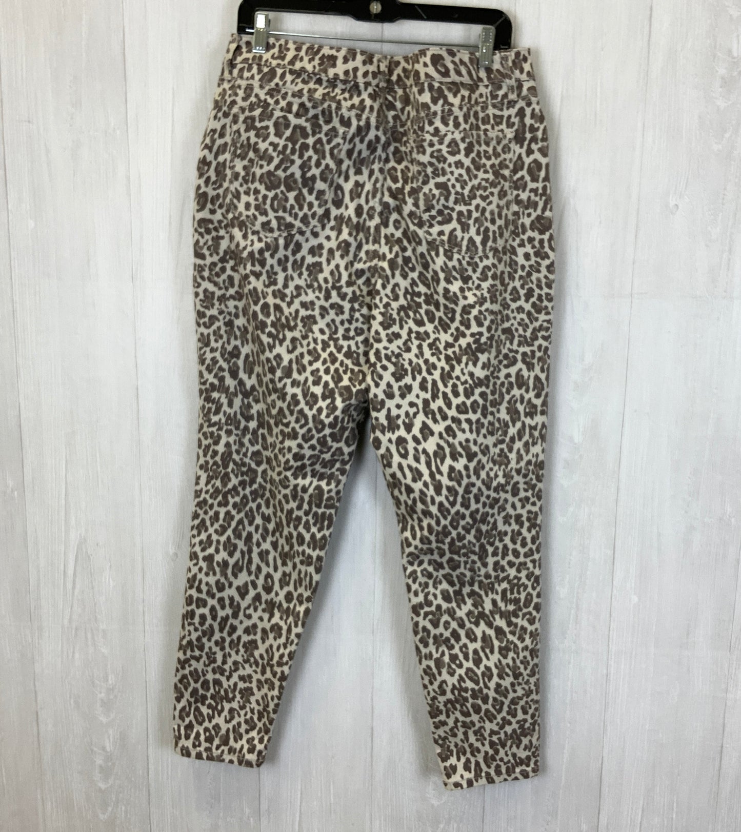 Jeans Skinny By Nine West In Leopard Print, Size: 1x