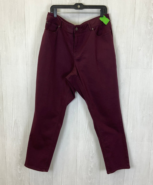 Pants Chinos & Khakis By Cato In Purple, Size: 16