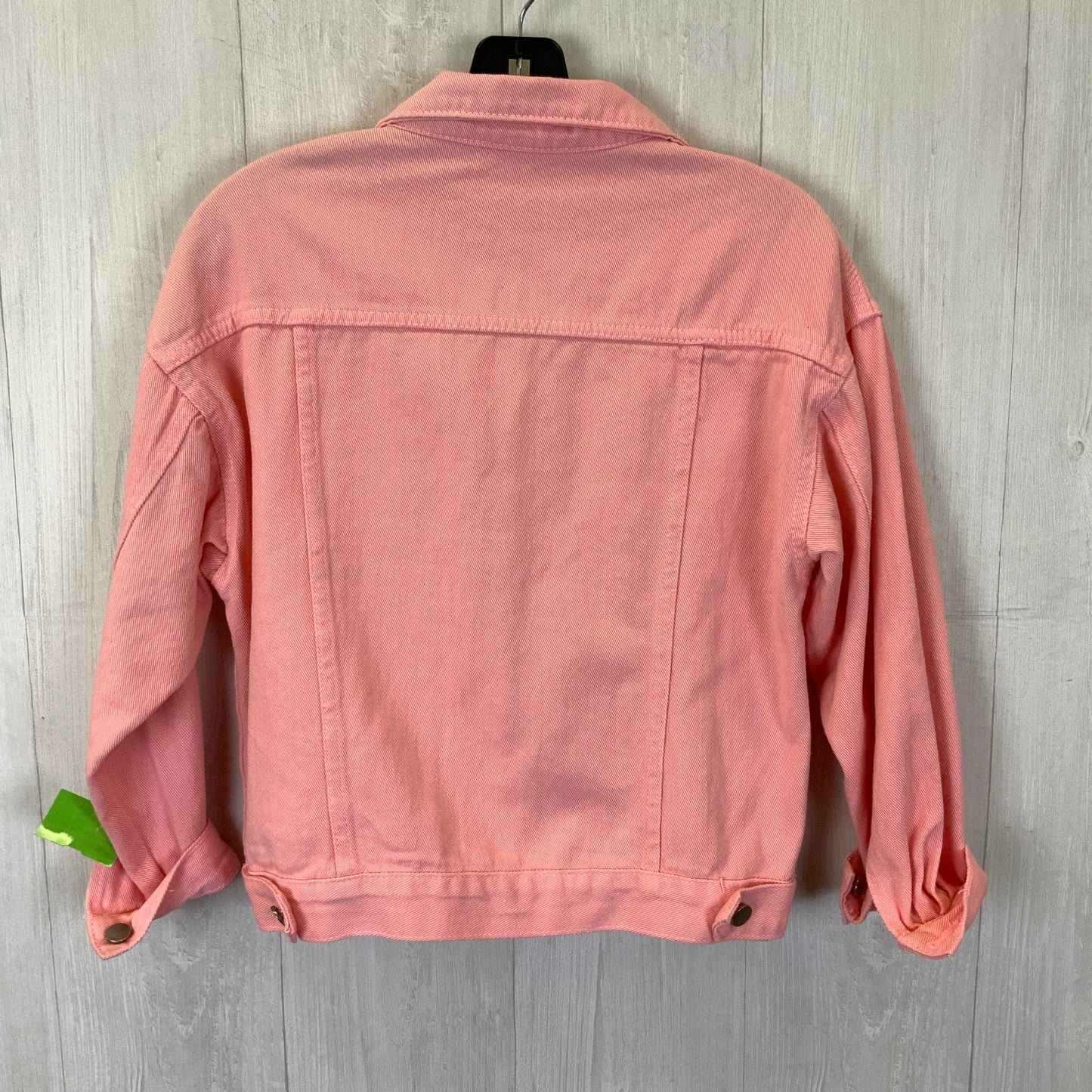 Jacket Denim By Clothes Mentor In Pink, Size: Xs