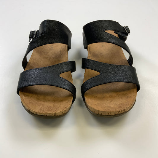 Black Sandals Flats Bearpaw, Size 10
