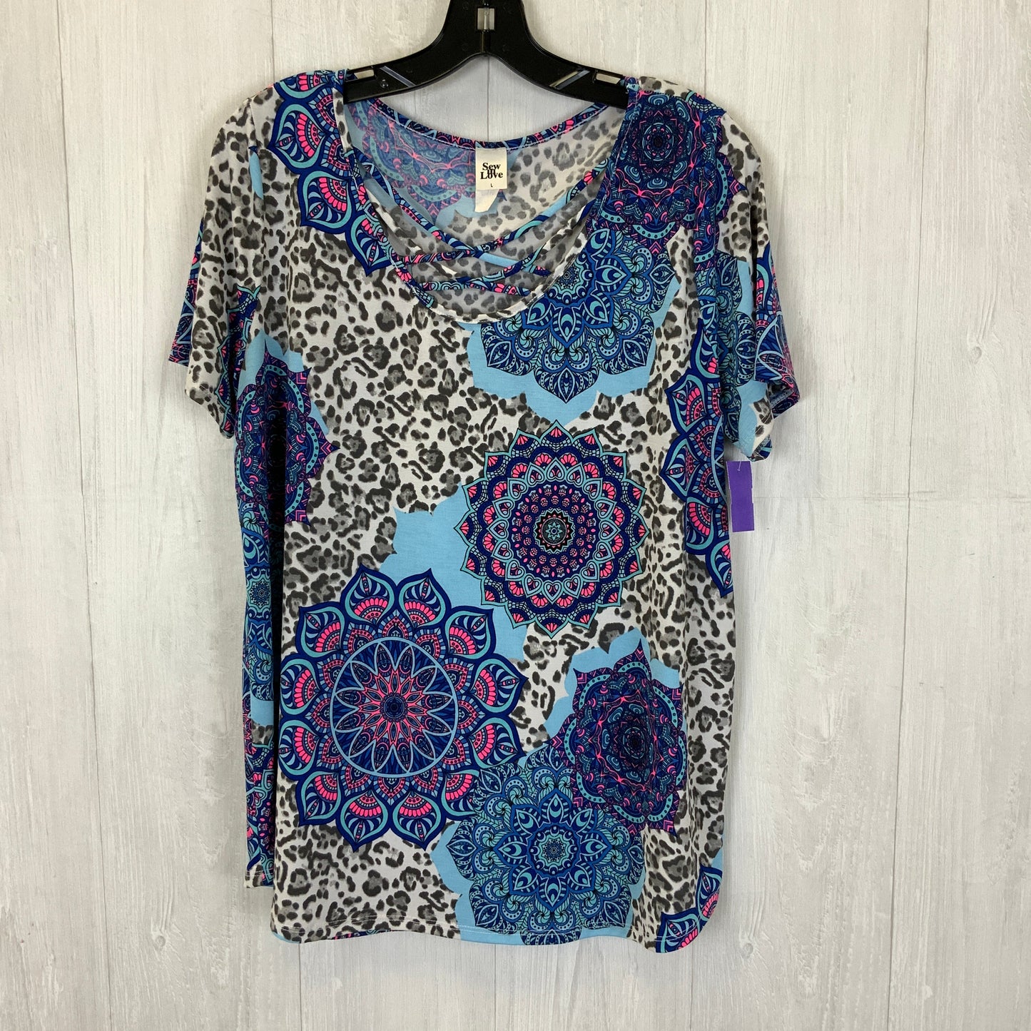 Top Short Sleeve By Sew In Love  Size: L