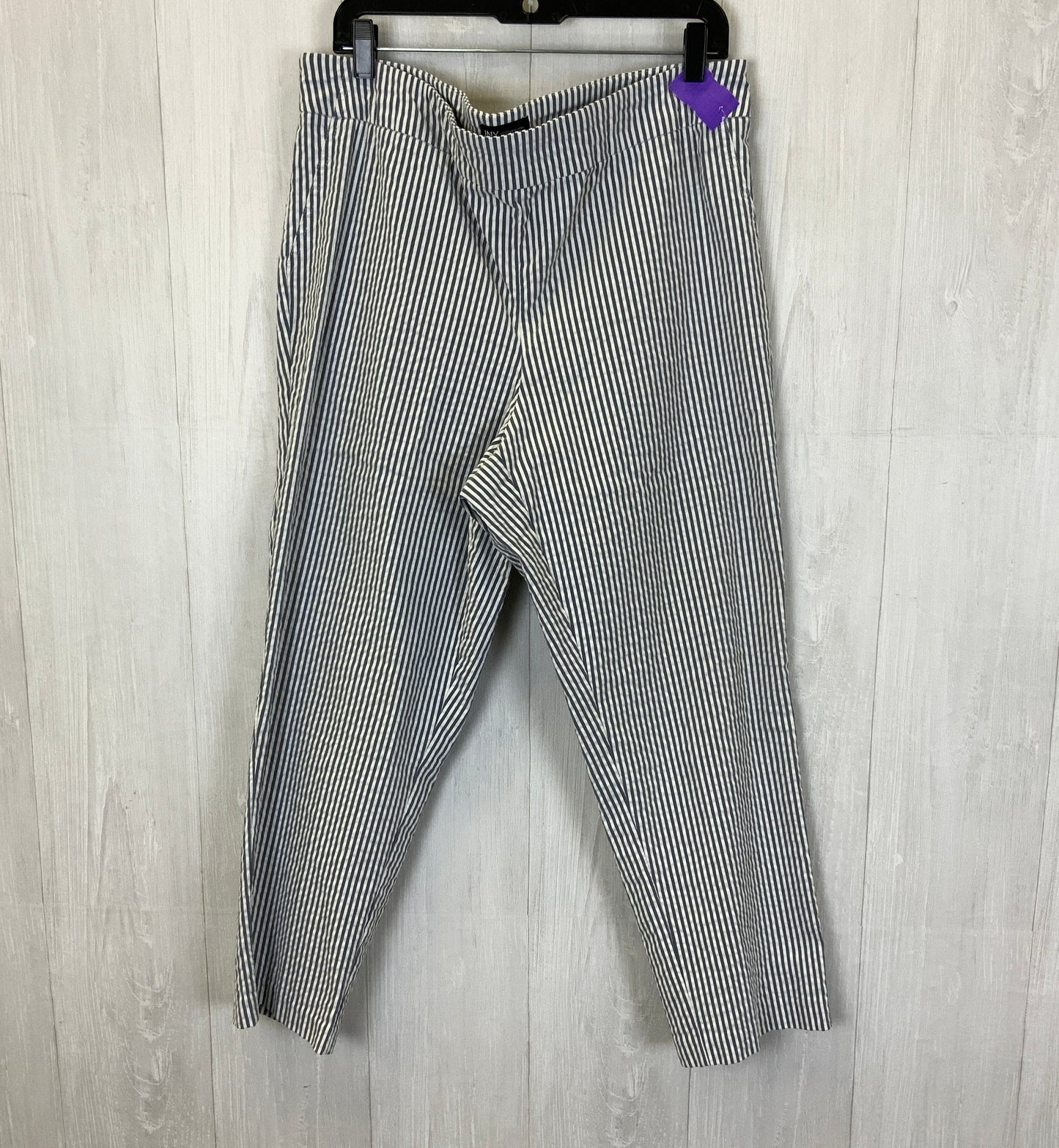 Pants Cropped By Jones New York In Blue & White, Size: 18