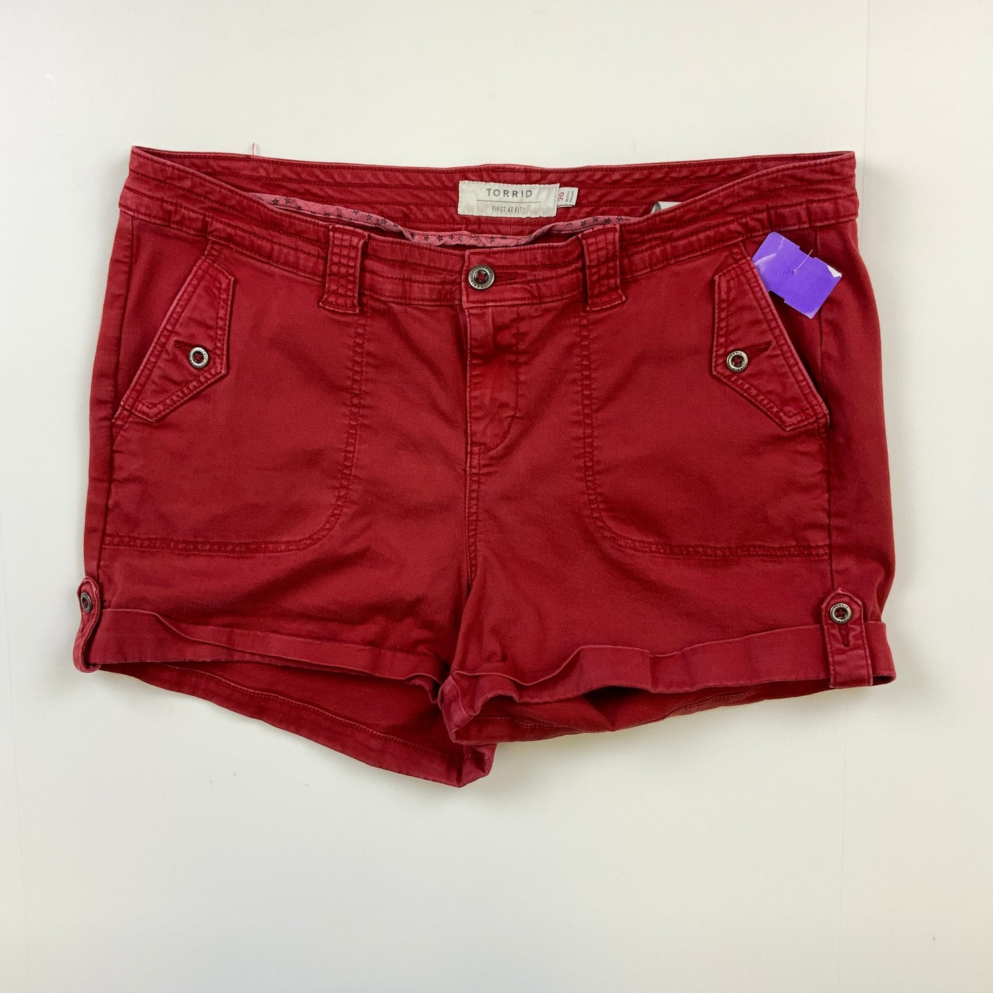 Red Shorts Torrid, Size 20