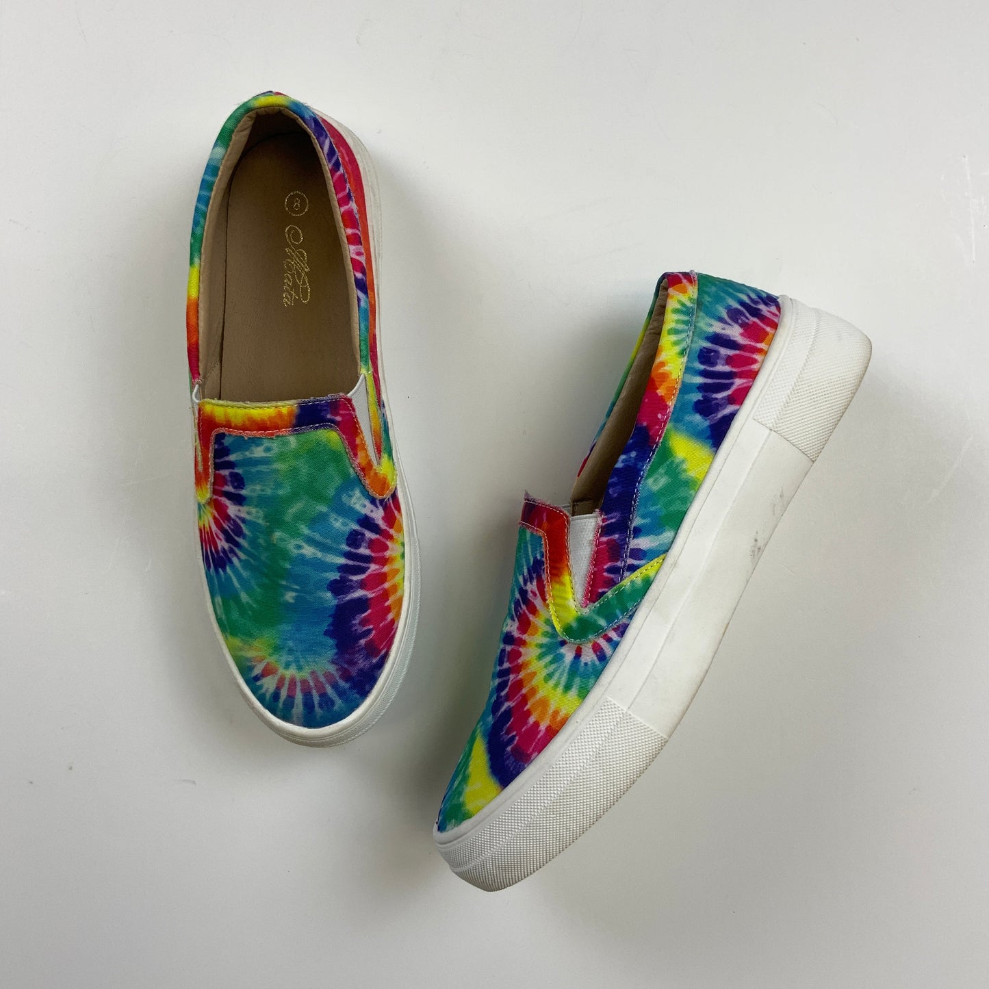 Tie Dye Print Shoes Sneakers Clothes Mentor, Size 8