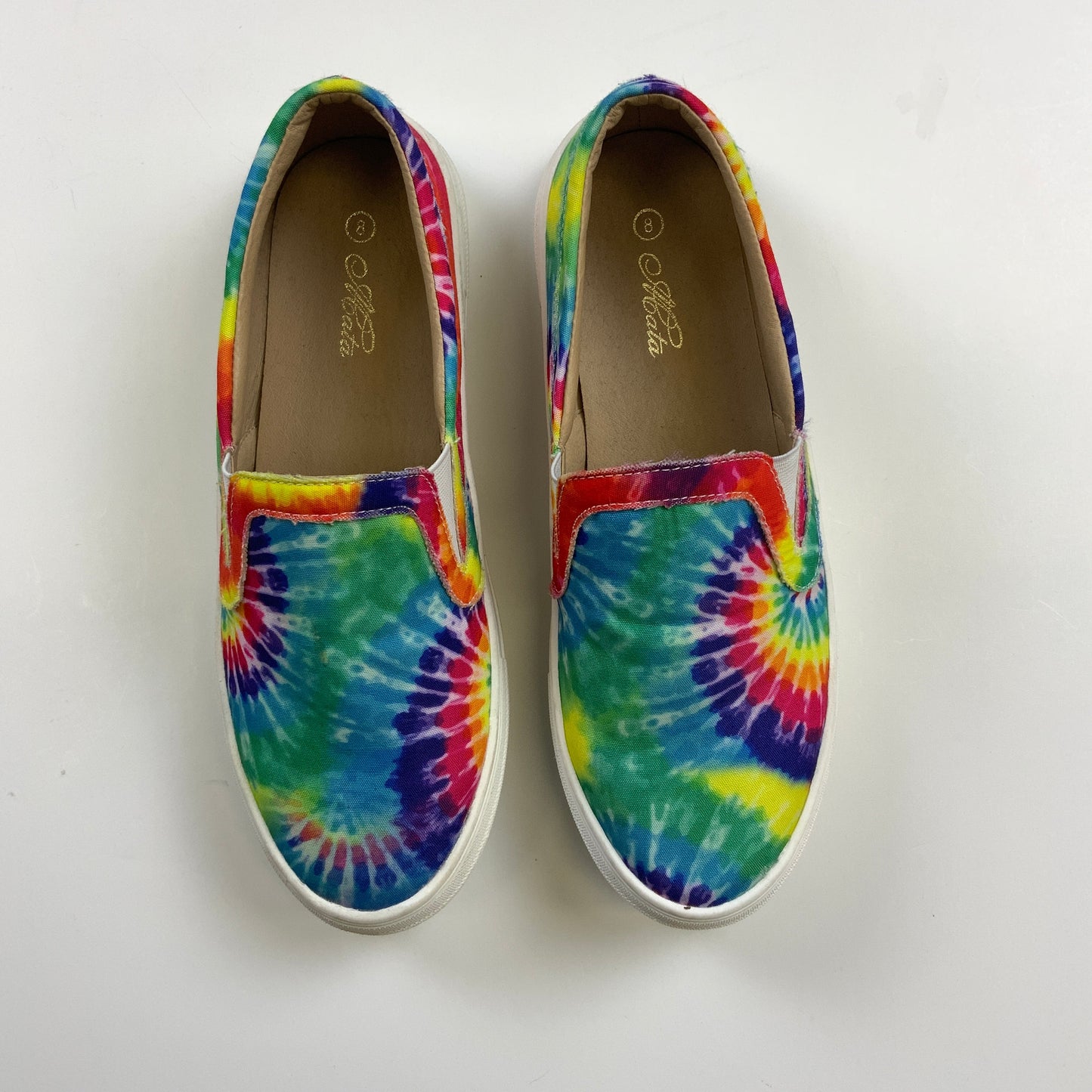 Tie Dye Print Shoes Sneakers Clothes Mentor, Size 8