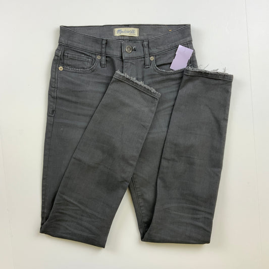 Jeans Skinny By Madewell In Grey Denim, Size: 0