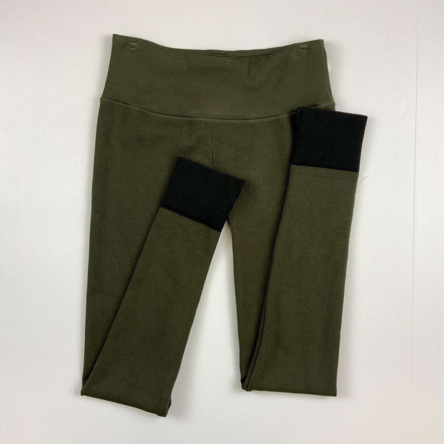 Athletic Leggings By Fabletics In Green, Size: S