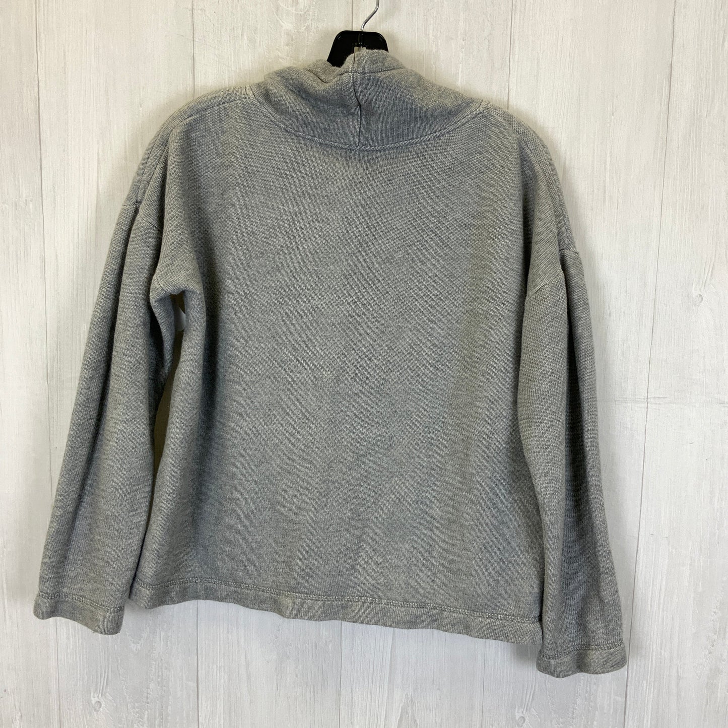 Sweatshirt Collar By Banana Republic In Grey, Size: M