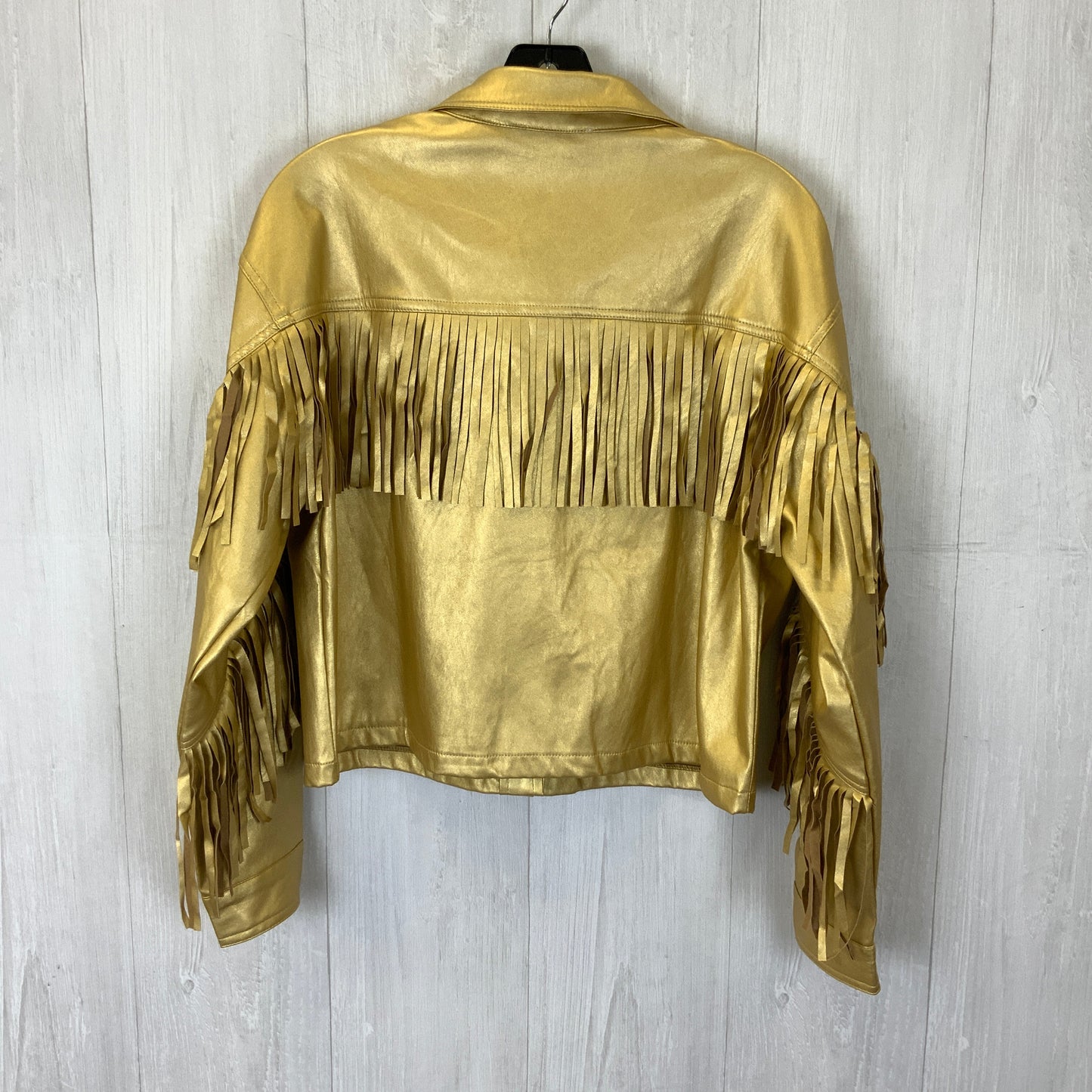 Jacket Other By Karlie In Gold, Size: M