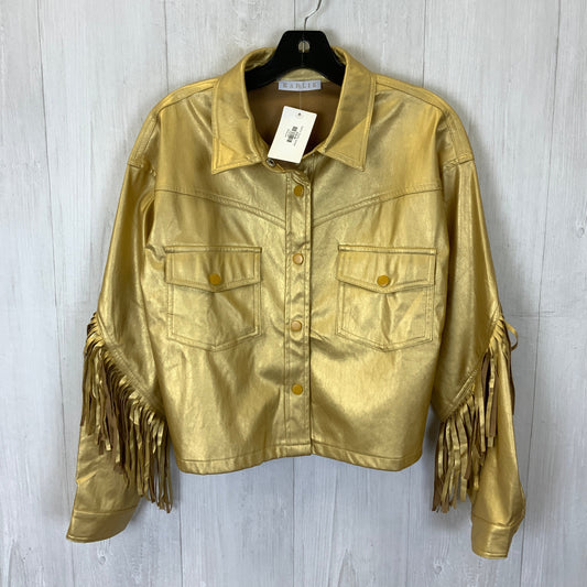 Jacket Other By Karlie In Gold, Size: M