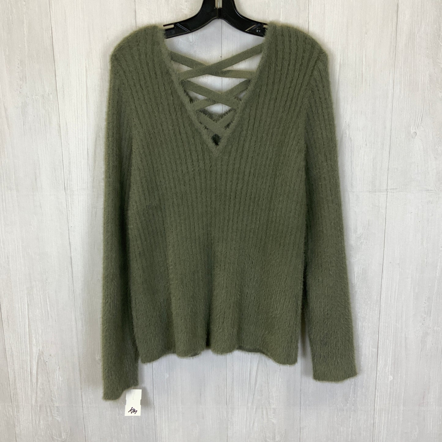 Sweater By Clothes Mentor In Green, Size: 2x