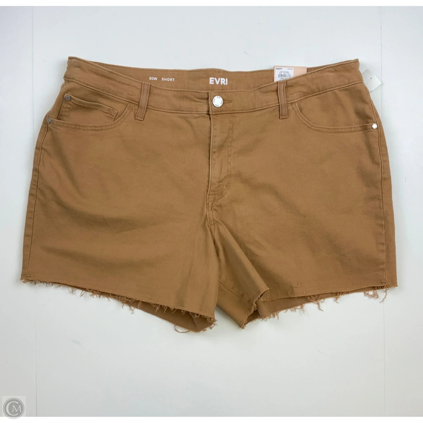 Shorts By Evri In Tan, Size: 20