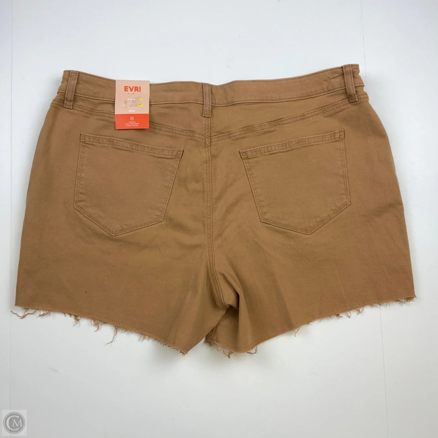 Shorts By Evri In Tan, Size: 20