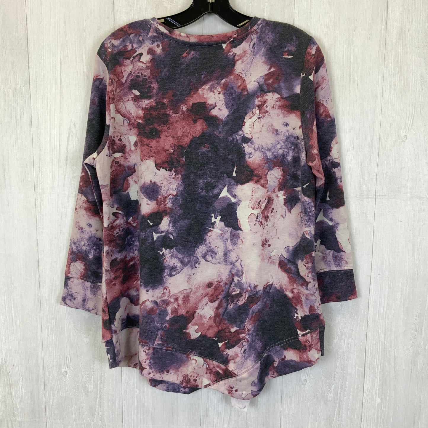 Top 3/4 Sleeve By Simply Vera In Purple, Size: M