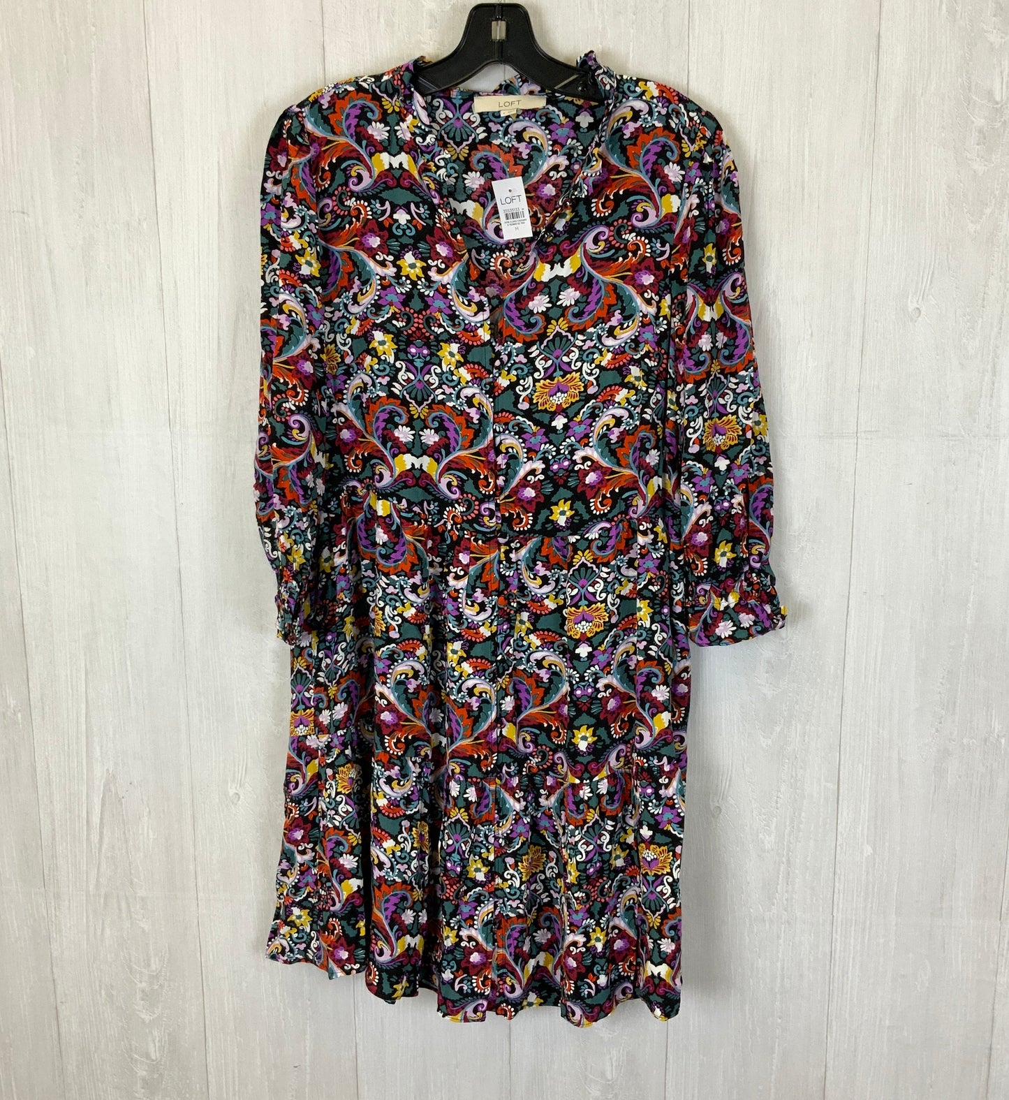 Dress Casual Short By Loft In Floral Print, Size: M