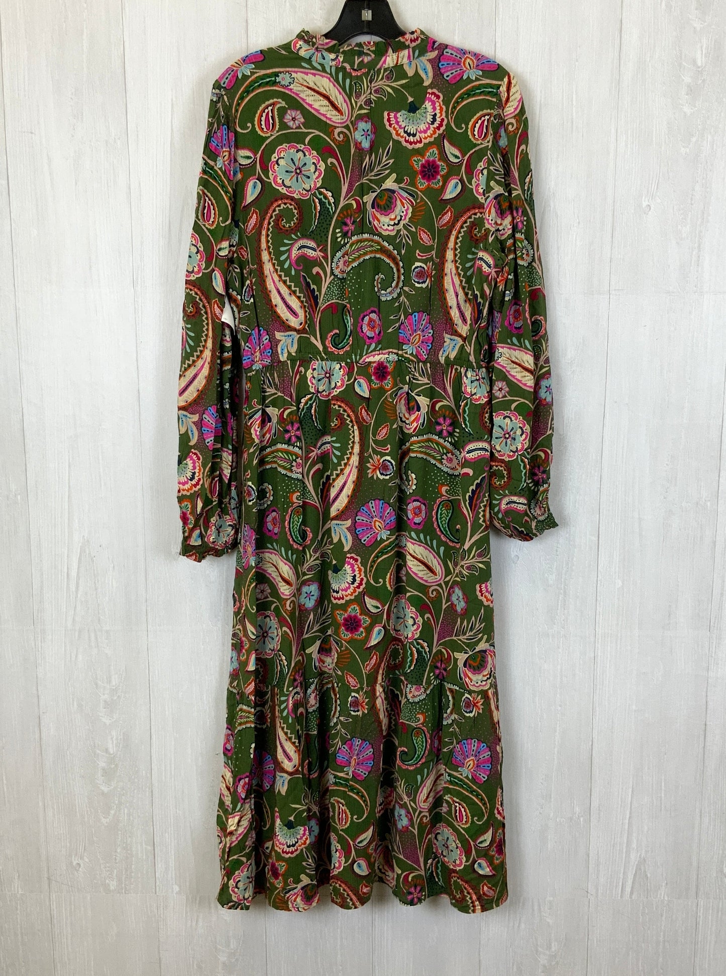 Dress Casual Maxi By Loft In Green, Size: L