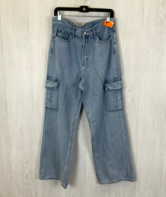 Jeans Wide Leg By Old Navy In Blue Denim, Size: 12