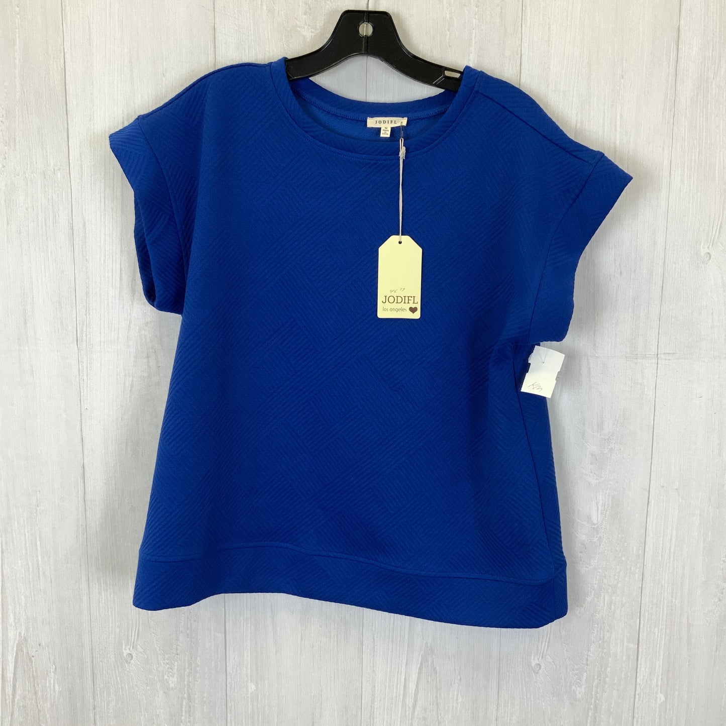 Top Short Sleeve By Jodifl In Blue, Size: M