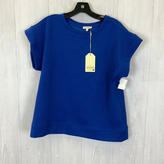 Top Short Sleeve By Jodifl In Blue, Size: M